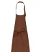 K8000 - Schort van polykatoen zonder zak Cacao