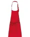 K8000 - Schort van polykatoen zonder zak Red