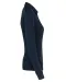 K265 - Damespolo lange mouwen van jersey Navy