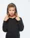K4014 - Unisex kindersweater met contrasterende capuchon met motief Black / Skate Graffiti