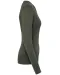 K966 - Dames pullover met v-hals Green Marble Heather