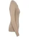 K966 - Dames pullover met v-hals Beige heather