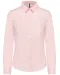 K534 - Dames Oxford blouse lange mouwen Oxford Pale Pink