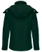 K414 - Dames softshell jas met afneembare capuchon Bottle Green