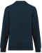 WK403 - Day To Day sweater zakje met contrasterende rits Navy / Fluorescent Yellow