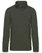 K487 - Sweater met ritskraag Dark Khaki