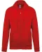 K479 - Sweatvest met capuchon Red
