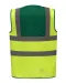 YHVW100 - Veiligheidshesje met 2 Banden & Bretels Paramedic Green / Hi Vis Yellow