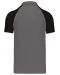 K226 - Baseballpolo Slate Grey / Black