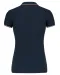 K251 - Damespolo korte mouwen Navy / Wine / White