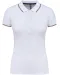 K251 - Damespolo korte mouwen White / Navy / Red
