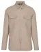K590 - Overhemd safari lange mouwen Beige