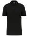 WK270 - Contrasterende polo Day To Day korte mouwen Black / Silver
