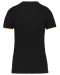 WK3021 - Dames-T-shirt Day To Day korte mouwen Black / Yellow