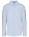K513 - Herenoverhemd in popeline met lange mouwen Striped Pale Blue / White