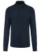K508 - Piqué overhemd lange mouwen Navy