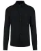K508 - Piqué overhemd lange mouwen Black