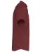 K531 - Heren stretch overhemd korte mouwen Wine