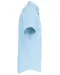 K531 - Heren stretch overhemd korte mouwen Light Blue
