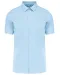 K531 - Heren stretch overhemd korte mouwen Light Blue