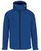 K413 - Heren softshell jas met afneembare capuchon Dark Royal Blue