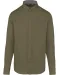 K586 - Herenoverhemd met lange mouwen van katoen Nevada Light khaki