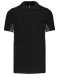 K232 - Tweekleurige piquépolo korte mouwen heren Black / Dark Grey