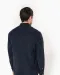 K599 - Heren overhemd met lange mouwen in ribfluweel Washed Brandy