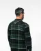 K579 - Geruit overshirt met sherpavoering Red / Navy checked