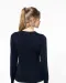 K968 - Damespullover ronde hals Black