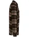 K579 - Geruit overshirt met sherpavoering Camel / Black Checked