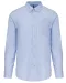 K533 - Heren Oxford overhemd lange mouwen Oxford Blue