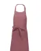 K885 - Katoenen schort met zak Marsala