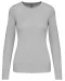 K968 - Damespullover ronde hals Grey Melange