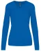 K966 - Dames pullover met v-hals Light Royal Blue