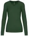 K966 - Dames pullover met v-hals Forest Green