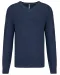 K982 - Premium pullover V-hals Navy Heather