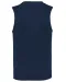 K969 - Heren spencer met v-hals Navy