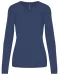 K966 - Dames pullover met v-hals Deep Blue