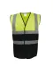 YHVW122 - Tweekleurig veiligheidshesje Hi Vis Yellow / Black