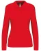 K244 - Damespolo lange mouwen Red