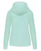 K4028 - Ecologische damessweater met capuchon Ice Mint