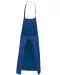 K890 - Schort van Polykatoen met zak Royal Blue