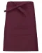 K898 - Katoenen halflang schort Wine