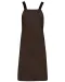 K8002 - Schort van biologisch katoen Chocolate