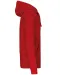 K454 - Hooded Sweater Met Rits Red