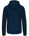 K454 - Hooded Sweater Met Rits Navy