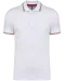K250 - Polo korte mouwen White / Red / Green