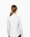 K542 - Dames poplin blouse lange mouwen White