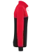 WK404 - Ecologische uniseks sweater met ritskraag Black / Red